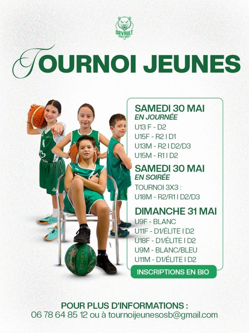 30/05 TOURNOI ORVAULT U13-U15-U18M